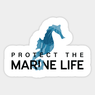 Aquatic Animal Protect and Respect Marine Life Sticker